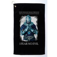 The Crusader Fear No Evil Golf Towel