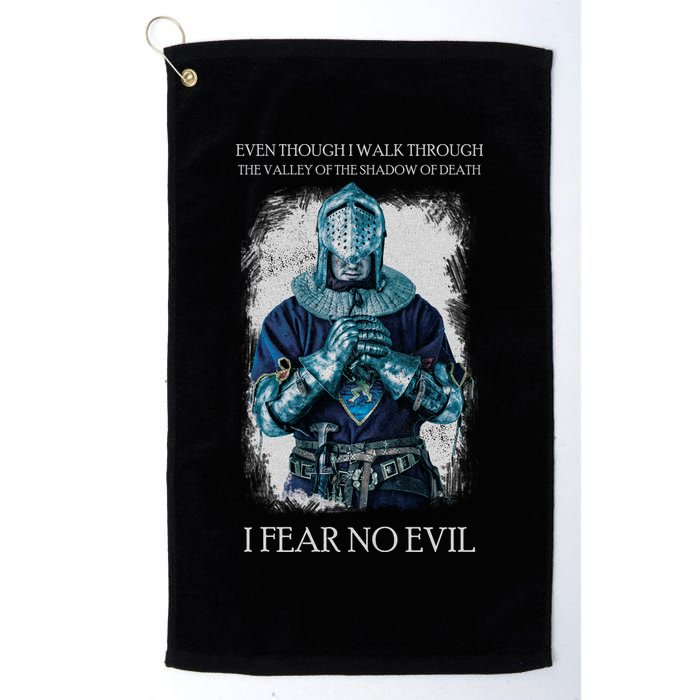The Crusader Fear No Evil Golf Towel