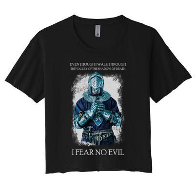 The Crusader Fear No Evil Crop Top