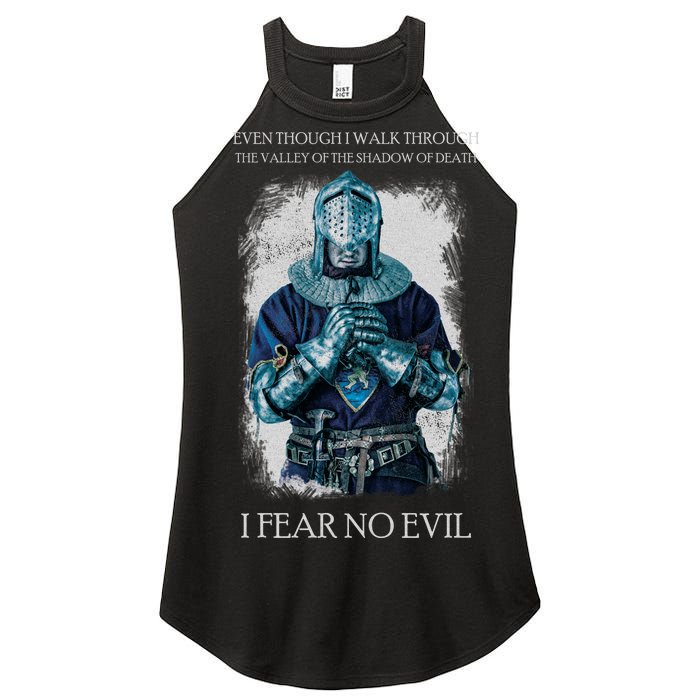 The Crusader Fear No Evil Women's Perfect Tri Rocker Tank