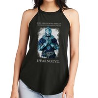 The Crusader Fear No Evil Women's Perfect Tri Rocker Tank