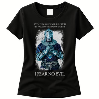 The Crusader Fear No Evil Womens T-Shirt