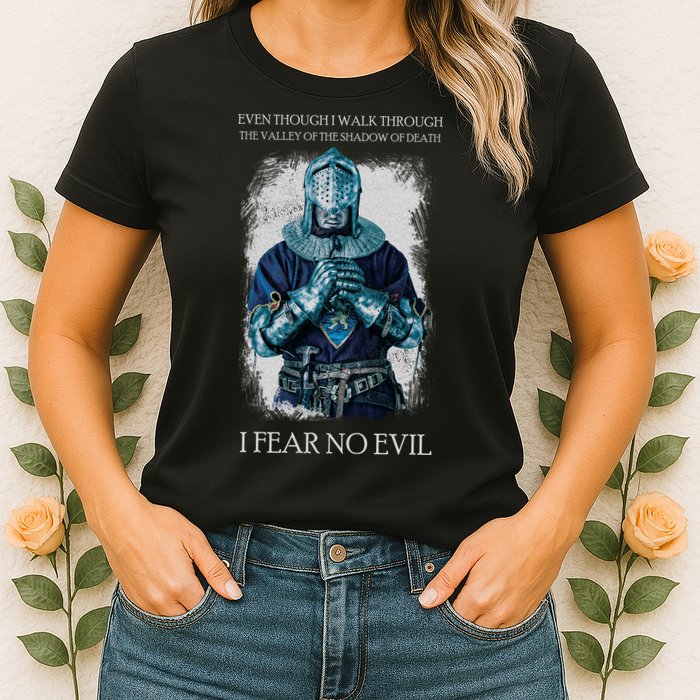 The Crusader Fear No Evil Womens T-Shirt
