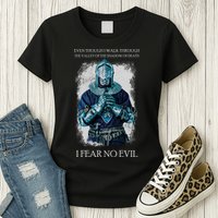 The Crusader Fear No Evil Womens T-Shirt