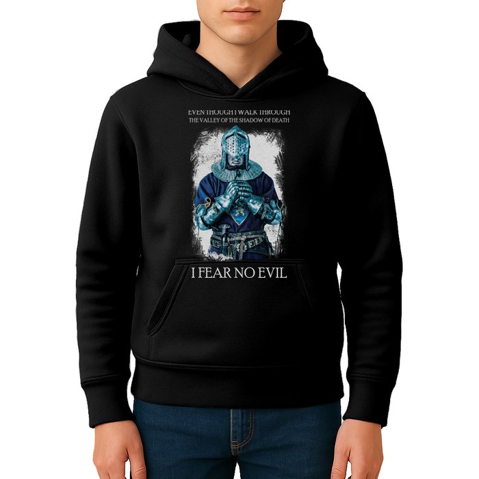 The Crusader Fear No Evil Kids Hoodie