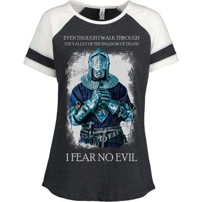 The Crusader Fear No Evil Enza Ladies Jersey Colorblock Tee