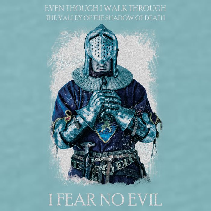 The Crusader Fear No Evil Sueded Cloud Jersey T-Shirt