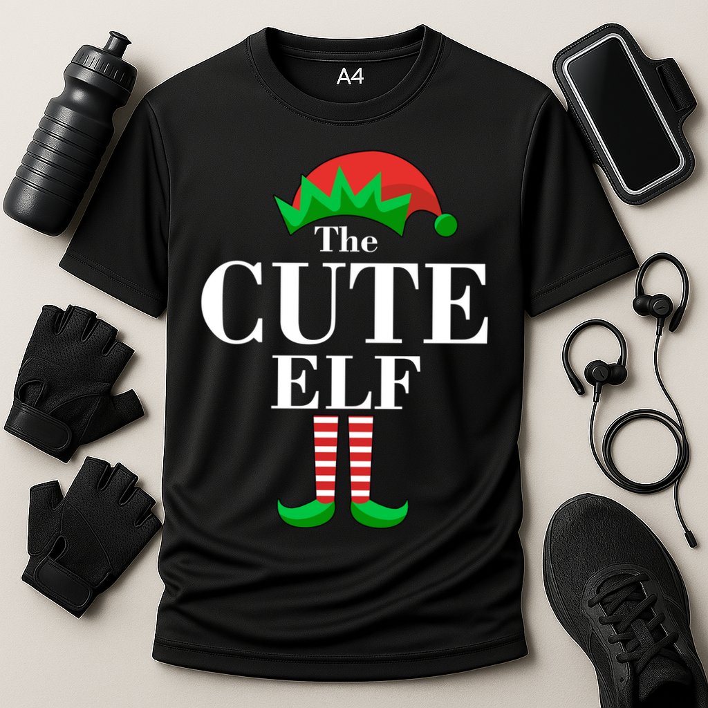 The Cute Elf Family Matching Christmas Performance Shirt