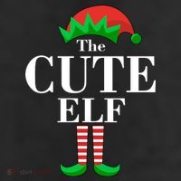 The Cute Elf Family Matching Christmas Adult Drive Performance Visor