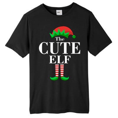 The Cute Elf Family Matching Christmas Tall Fusion ChromaSoft Performance T-Shirt