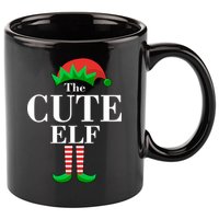 The Cute Elf Family Matching Christmas 11oz C Handle Ceramic Mug