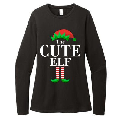 The Cute Elf Family Matching Christmas Womens CVC Long Sleeve Shirt