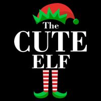 The Cute Elf Family Matching Christmas 16 in Basic Backpack