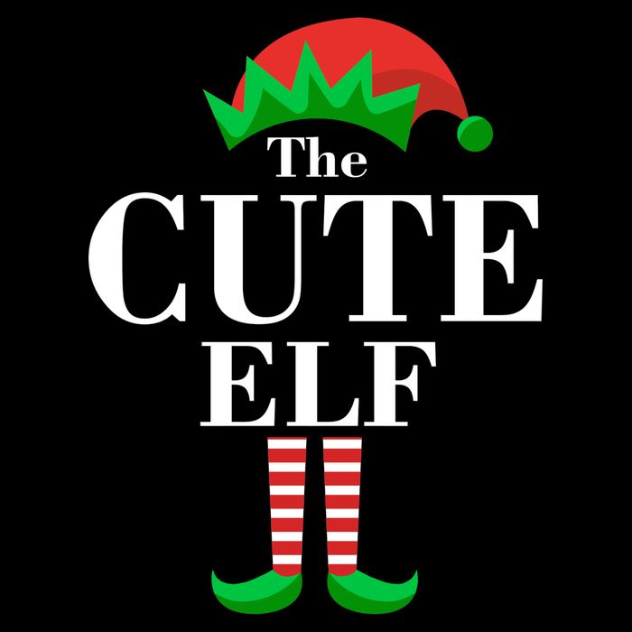 The Cute Elf Family Matching Christmas 16 in Basic Backpack