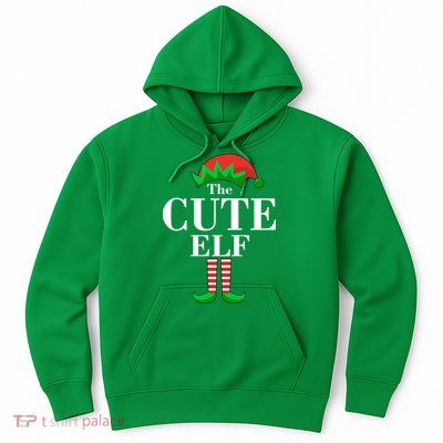 The Cute Elf Family Matching Christmas Hoodie