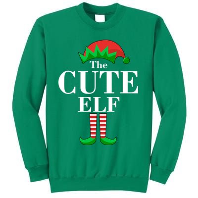 The Cute Elf Family Matching Christmas Sweatshirt
