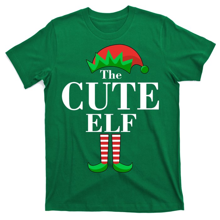 The Cute Elf Family Matching Christmas T-Shirt