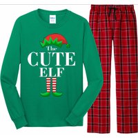 The Cute Elf Family Matching Christmas Long Sleeve Pajama Set