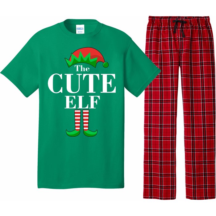 The Cute Elf Family Matching Christmas Pajama Set