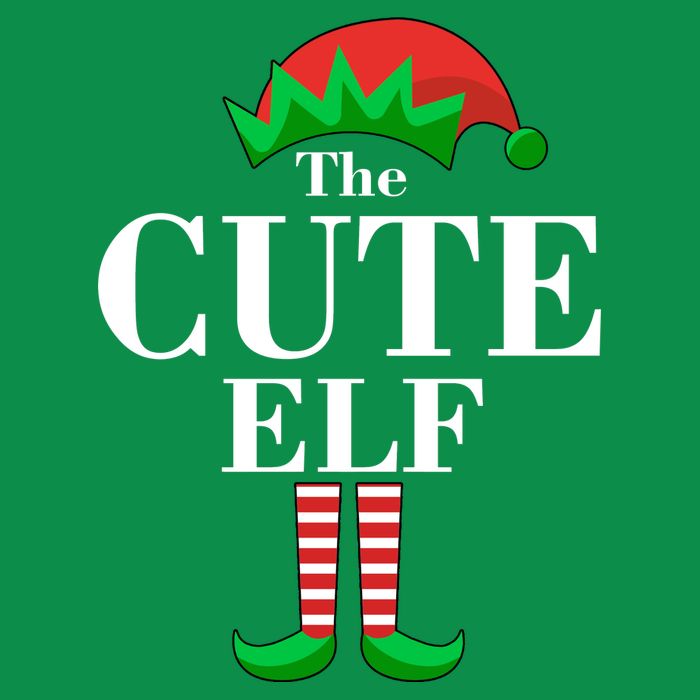 The Cute Elf Family Matching Christmas Magnet