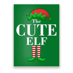 The Cute Elf Family Matching Christmas Poster