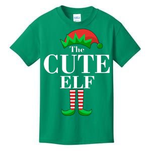 The Cute Elf Family Matching Christmas Kids T-Shirt