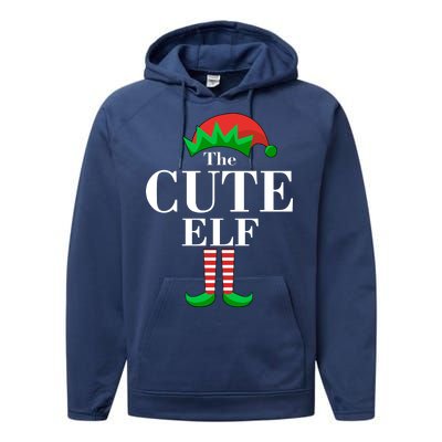 The Cute Elf Family Matching Christmas Performance Fleece Hoodie