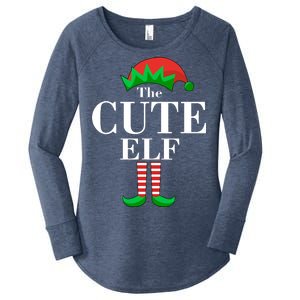 The Cute Elf Family Matching Christmas Women's Perfect Tri Tunic Long Sleeve Shirt