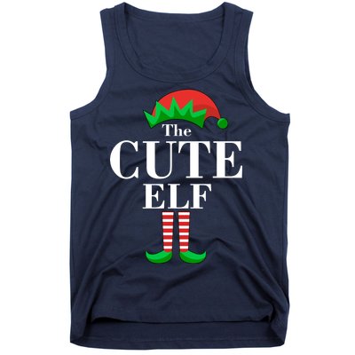 The Cute Elf Family Matching Christmas Tank Top