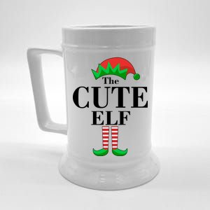 The Cute Elf Family Matching Christmas Beer Stein