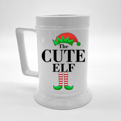 The Cute Elf Family Matching Christmas Beer Stein