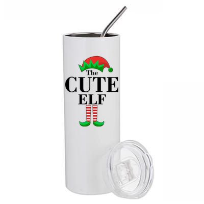 The Cute Elf Family Matching Christmas Stainless Steel Tumbler