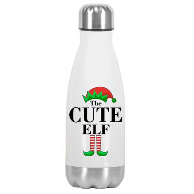 The Cute Elf Family Matching Christmas Stainless Steel Insulated Water Bottle