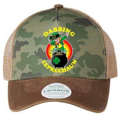 The Dabbing Leprechaun Irish Rainbow Dab St. Patrick's Day Legacy Tie Dye Trucker Hat