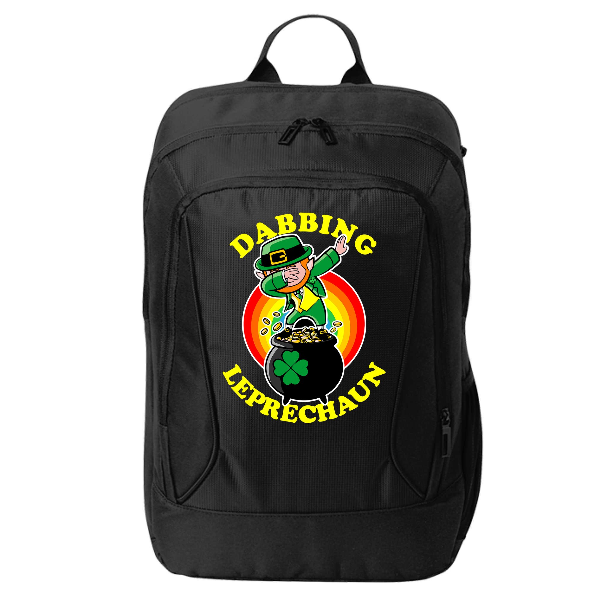 The Dabbing Leprechaun Irish Rainbow Dab St. Patrick's Day City Backpack
