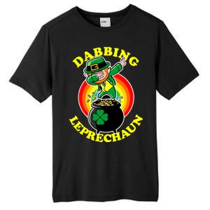 The Dabbing Leprechaun Irish Rainbow Dab St. Patrick's Day Tall Fusion ChromaSoft Performance T-Shirt