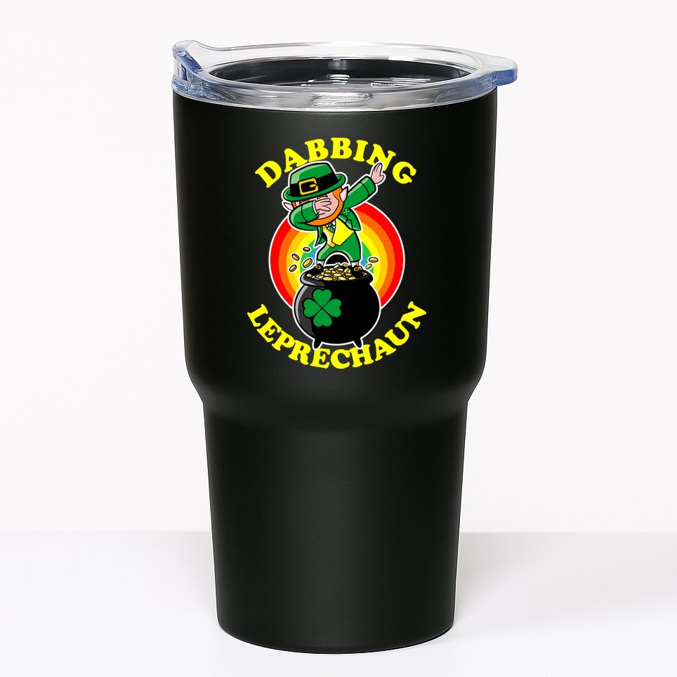 The Dabbing Leprechaun Irish Rainbow Dab St. Patrick's Day Tumbler
