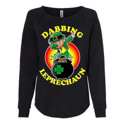 The Dabbing Leprechaun Irish Rainbow Dab St. Patrick's Day Womens California Wash Sweatshirt