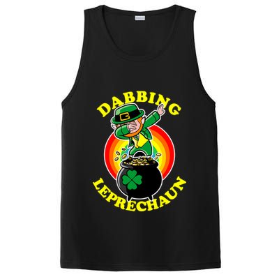 The Dabbing Leprechaun Irish Rainbow Dab St. Patrick's Day PosiCharge Competitor Tank