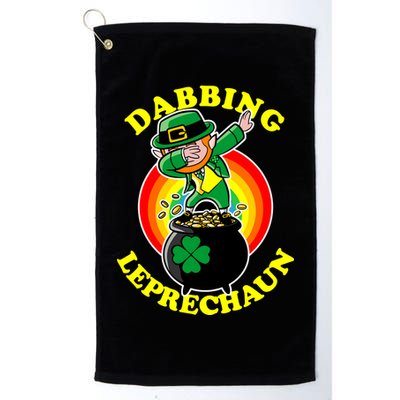 The Dabbing Leprechaun Irish Rainbow Dab St. Patrick's Day Golf Towel