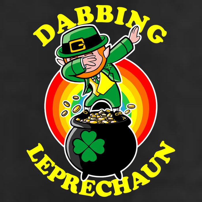 The Dabbing Leprechaun Irish Rainbow Dab St. Patrick's Day Golf Towel