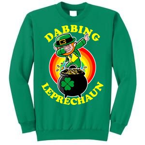 The Dabbing Leprechaun Irish Rainbow Dab St. Patrick's Day Sweatshirt