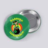 The Dabbing Leprechaun Irish Rainbow Dab St. Patrick's Day Button