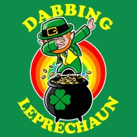The Dabbing Leprechaun Irish Rainbow Dab St. Patrick's Day Baby Bodysuit