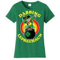 The Dabbing Leprechaun Irish Rainbow Dab St. Patrick's Day Women's T-Shirt