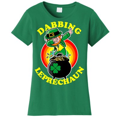 The Dabbing Leprechaun Irish Rainbow Dab St. Patrick's Day Women's T-Shirt