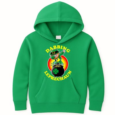 The Dabbing Leprechaun Irish Rainbow Dab St. Patrick's Day Kids Hoodie