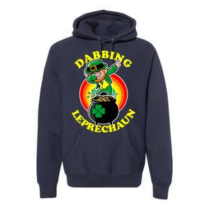 The Dabbing Leprechaun Irish Rainbow Dab St. Patrick's Day Premium Hoodie