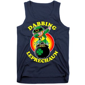 The Dabbing Leprechaun Irish Rainbow Dab St. Patrick's Day Tank Top