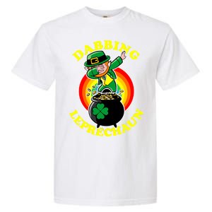 The Dabbing Leprechaun Irish Rainbow Dab St. Patrick's Day Garment-Dyed Heavyweight T-Shirt